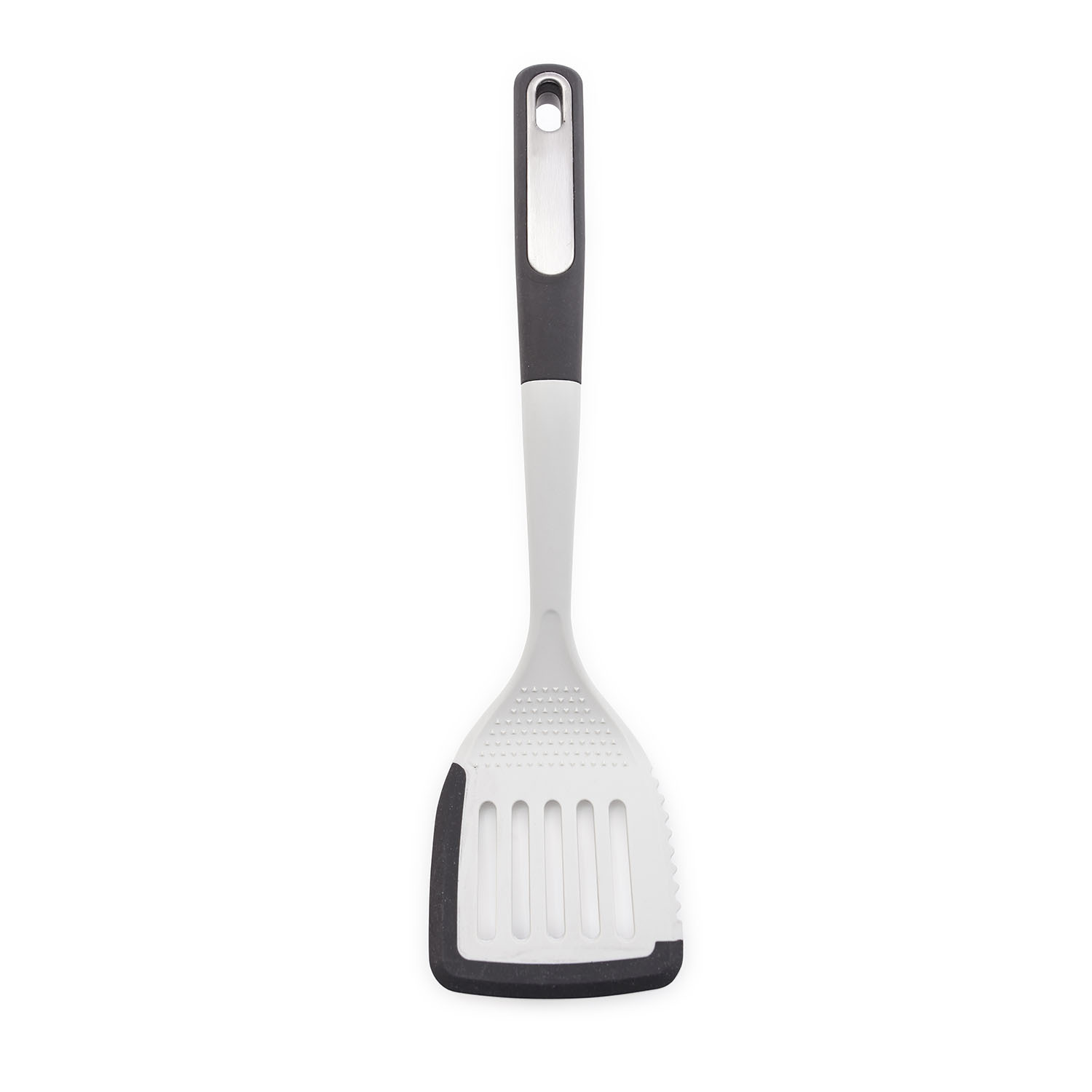 Silicone Edge Slotted Turner - Grey Image