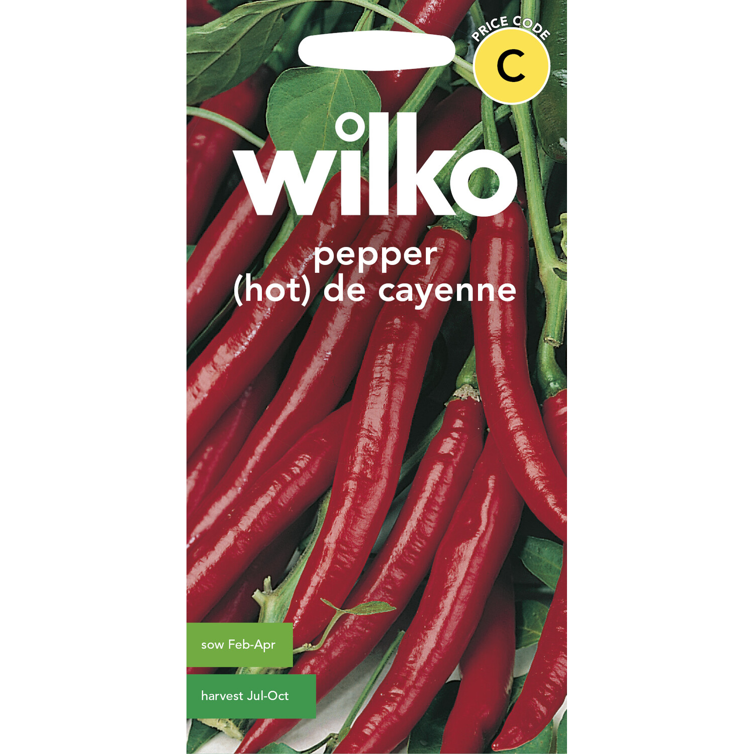 Wilko Hot Cayenne Pepper Seeds Image 1