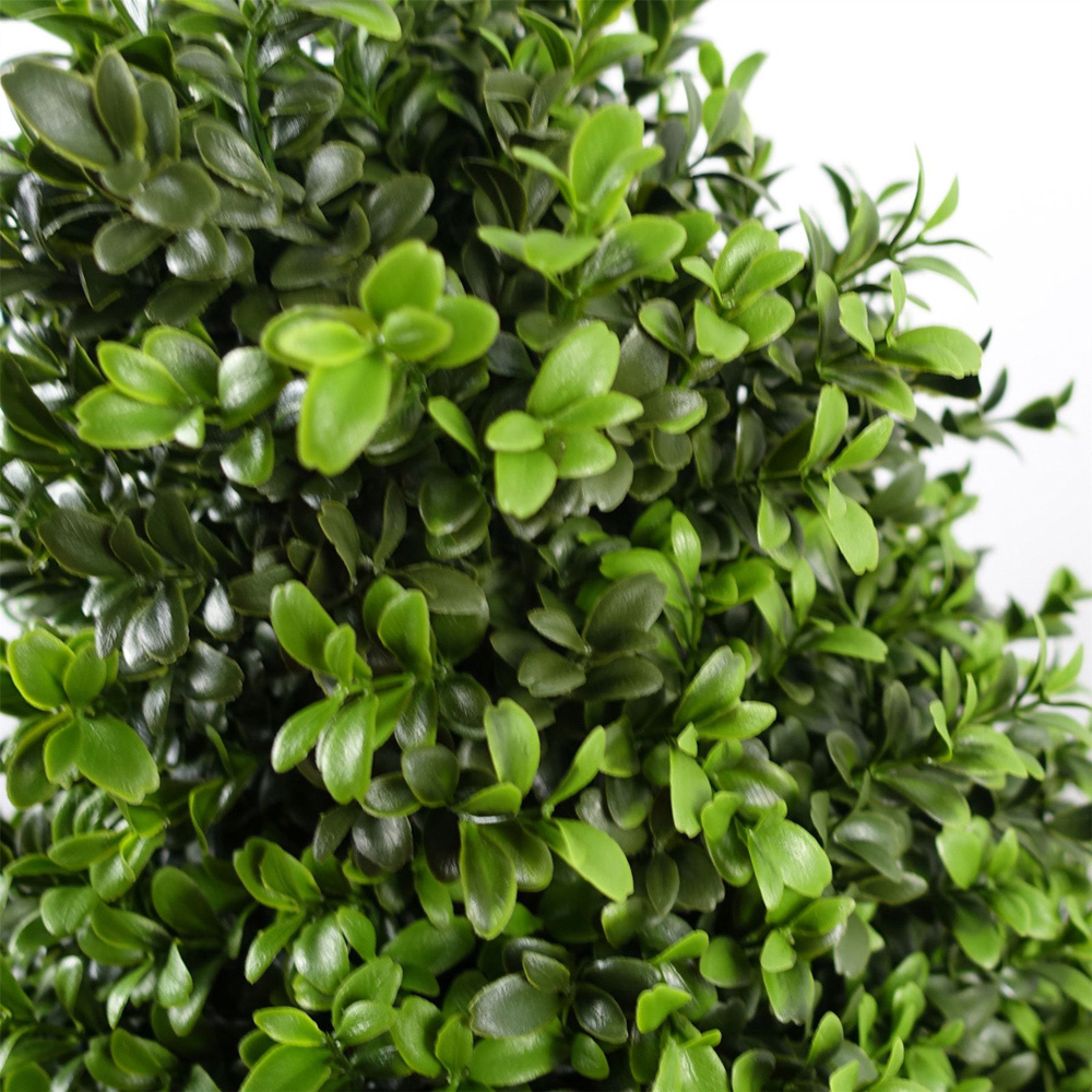 Leaf Buxus Ball Cone Artificial Tree in Pot 4ft 2 Pack Image 3