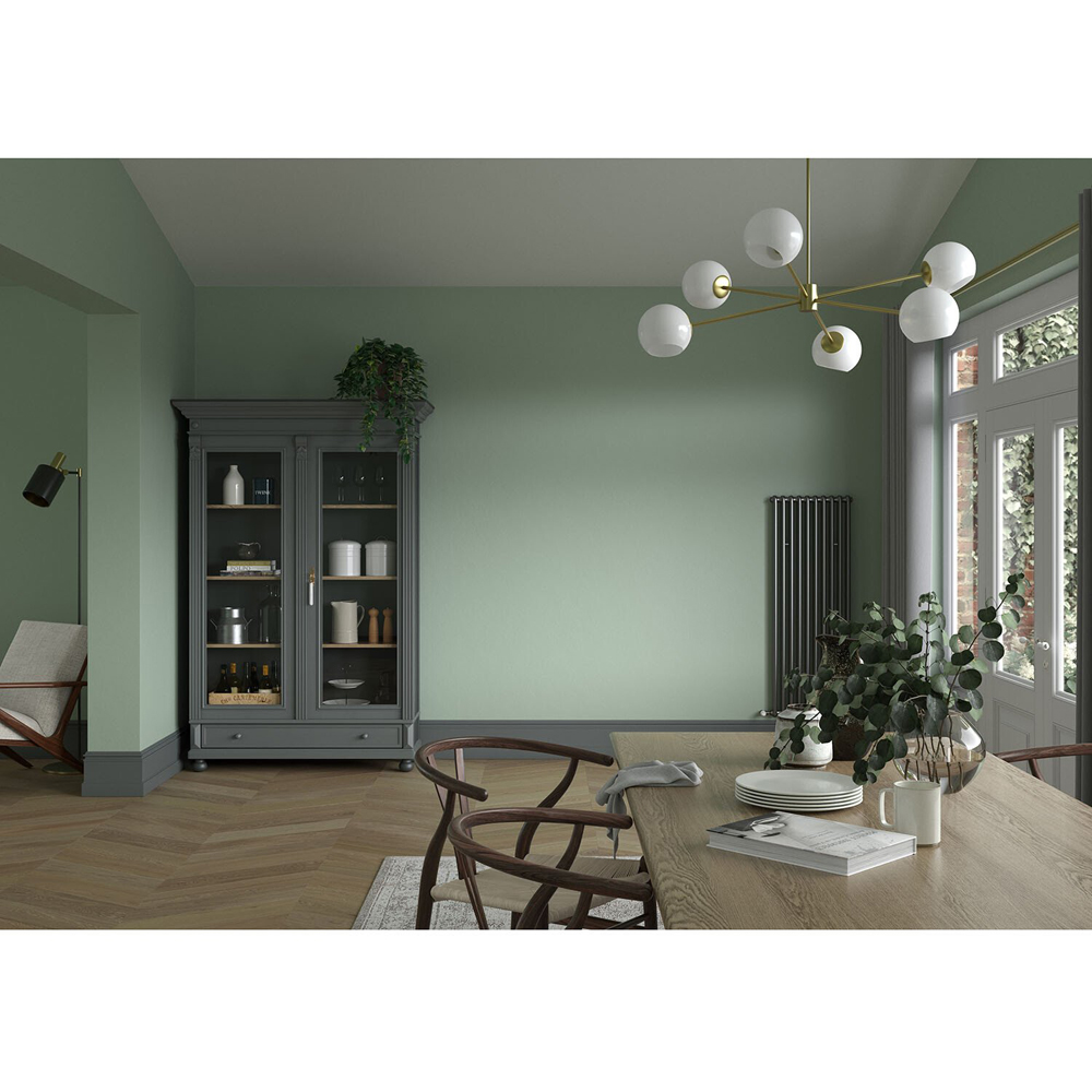 Dulux Heritage Walls and Ceilings Sage Green Velvet Matt Emulsion Paint 2.5L Image 5