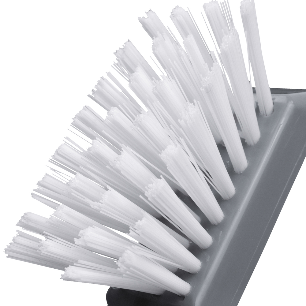 JVL Kitchen Rectangular Grey Dish Brush 20 Pack Image 6