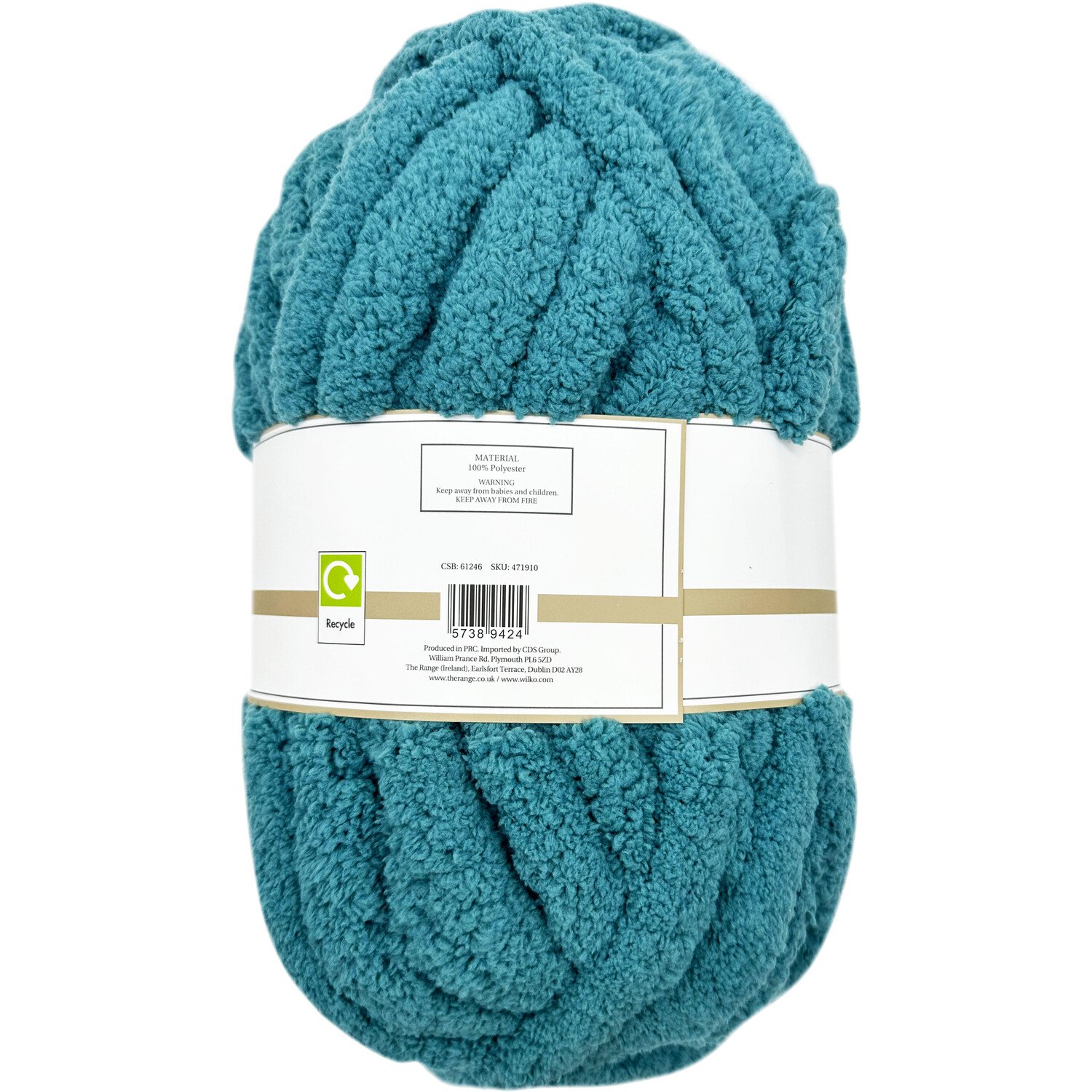 Soft Touch Jumbo Yarn Teal Image 2