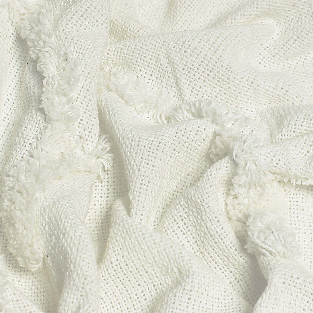 furn. Jakarta Natural Tufted Throw 130 x 180cm Image 3