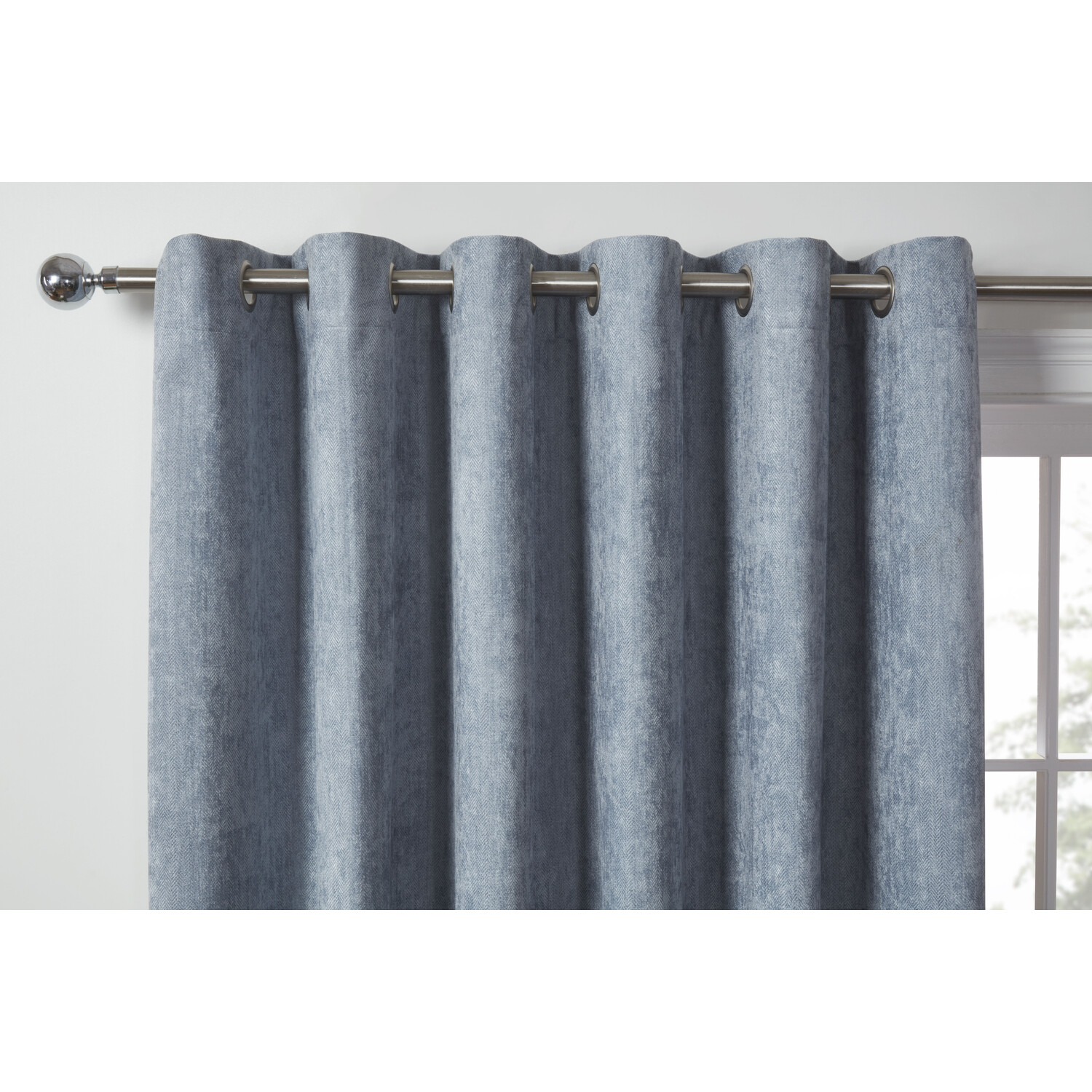 Divante Powder Blue Alden Thermal Curtains 183 x 168cm Image 4