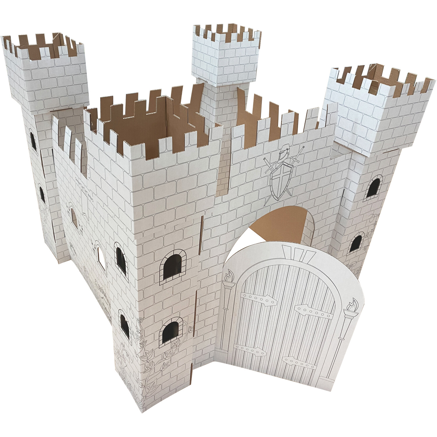 Build Your Own Cardboard Castle Set Image 3