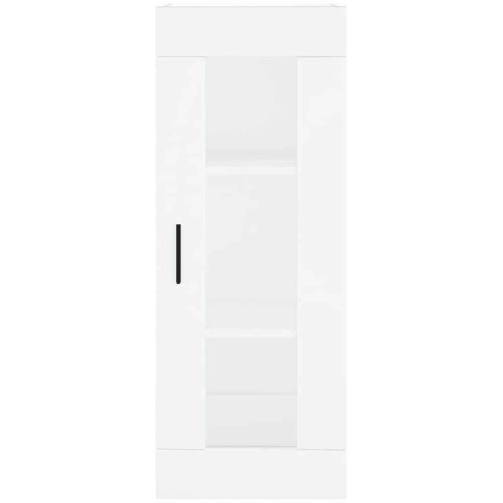 vidaXL Single Door 3 Shelf White Wall Mounted Cabinet Image 6