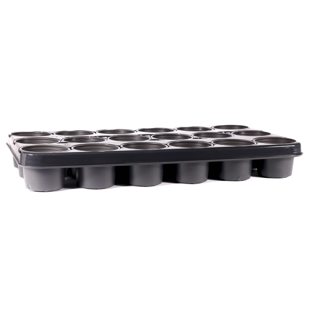 Wilko Pot Growing Tray with 18 Pots x 9cm Image 2