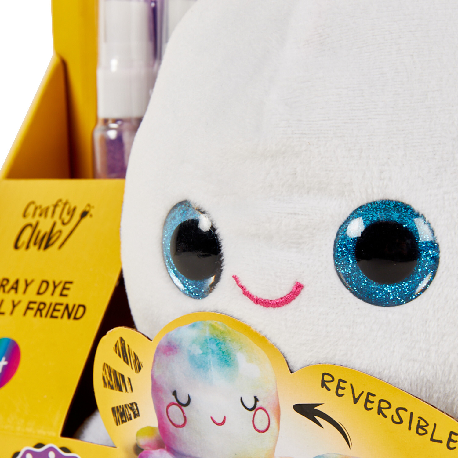 Spray Dye Cuddly Friend - White Image 8