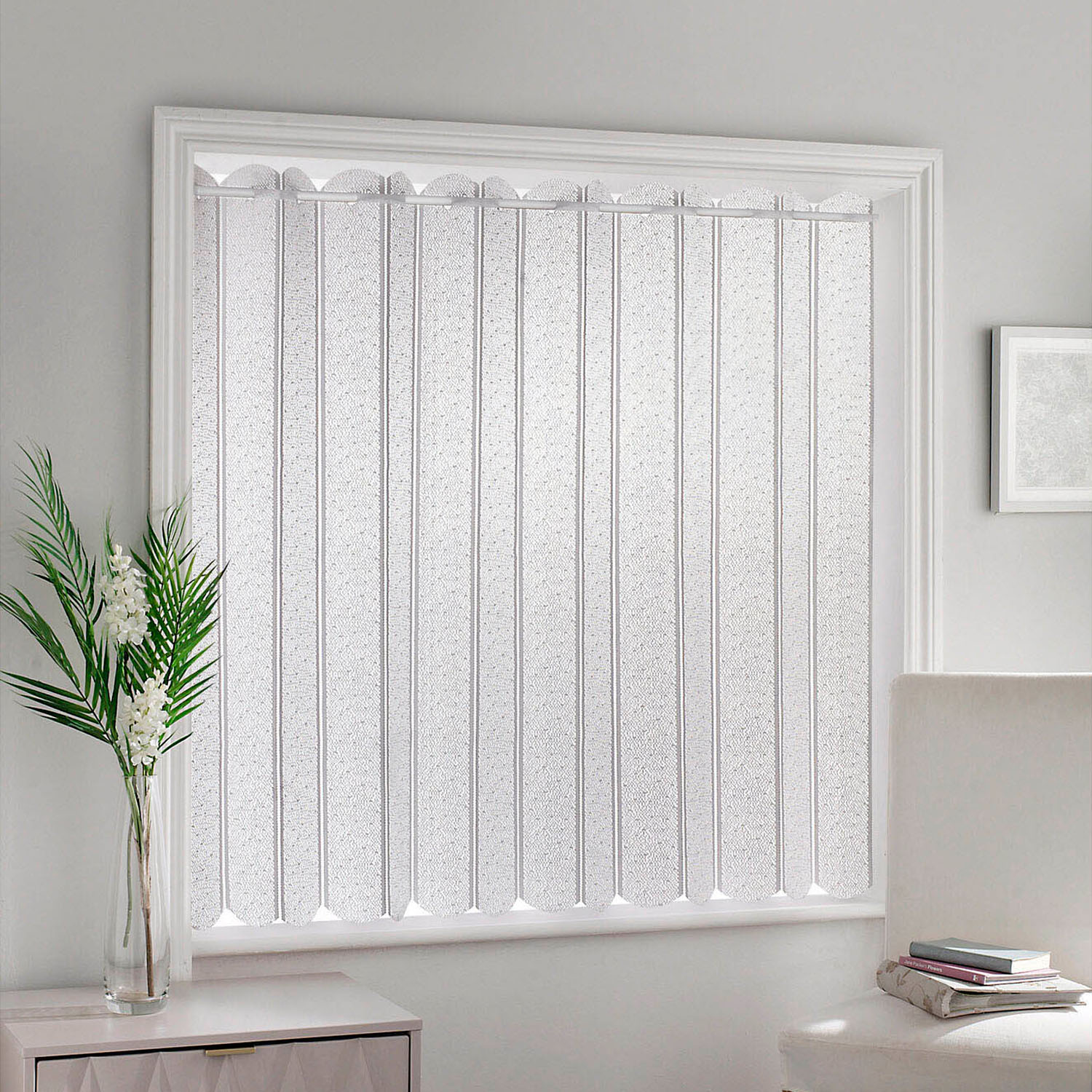 Parma Pleated Blind - White / 122cm Image