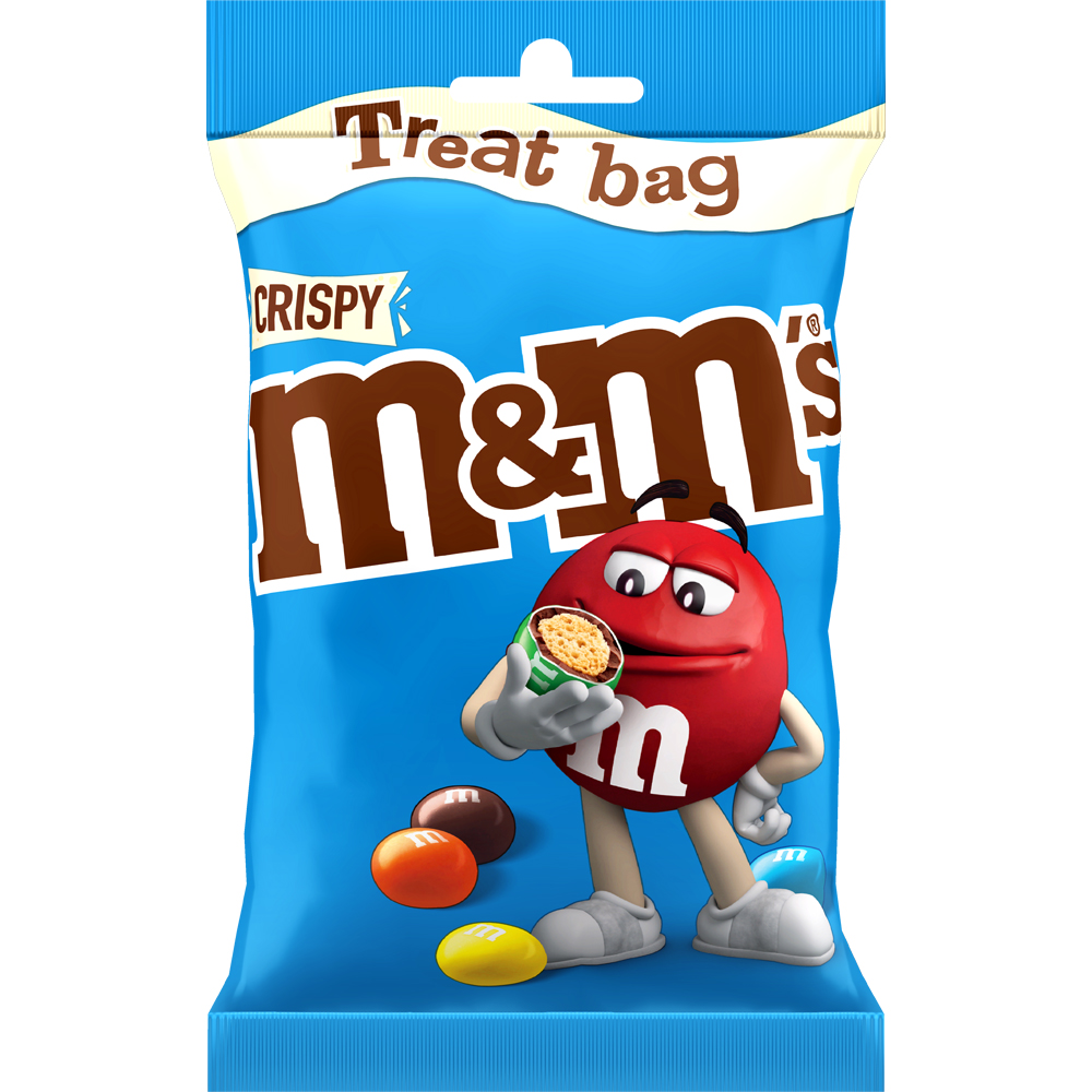 M&M Crispy Treat Bag 77g Image