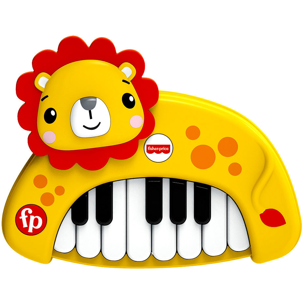 REIG Fisher Price Yellow Lion 13 Key Piano Keyboard Image 3
