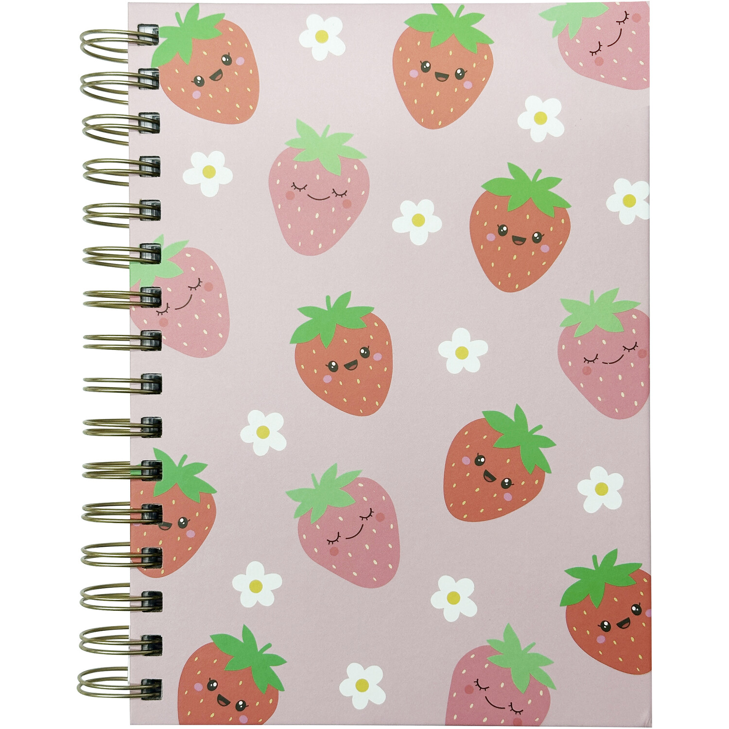 Strawberry Wiro Notebook A5 - Pink Image 1
