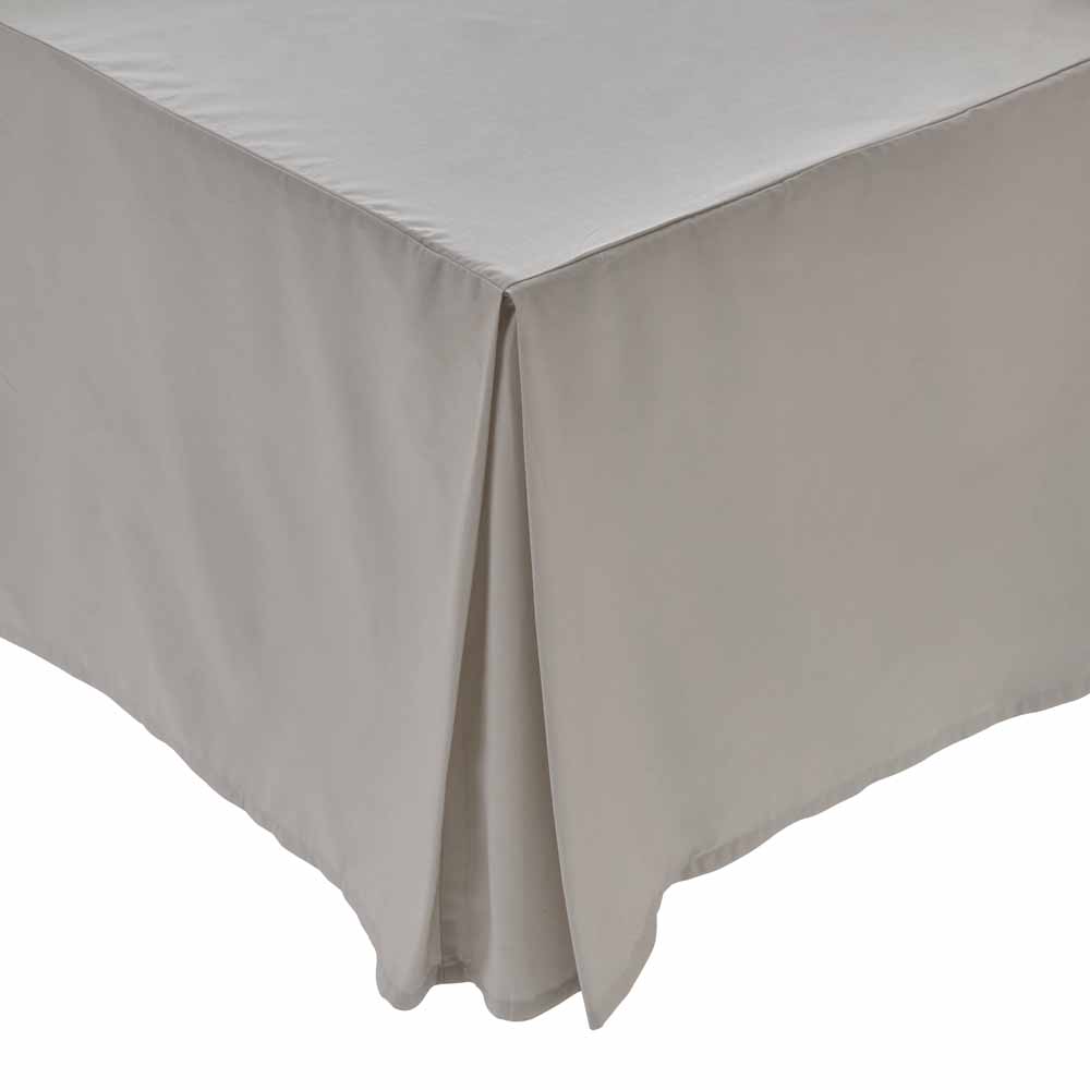 Wilko Silver Valance King Size Image 1