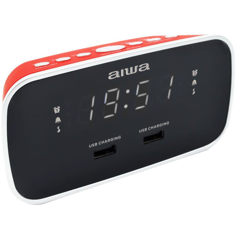 Aiwa CRU-19 Digital Dual Alarm Clock Image 1