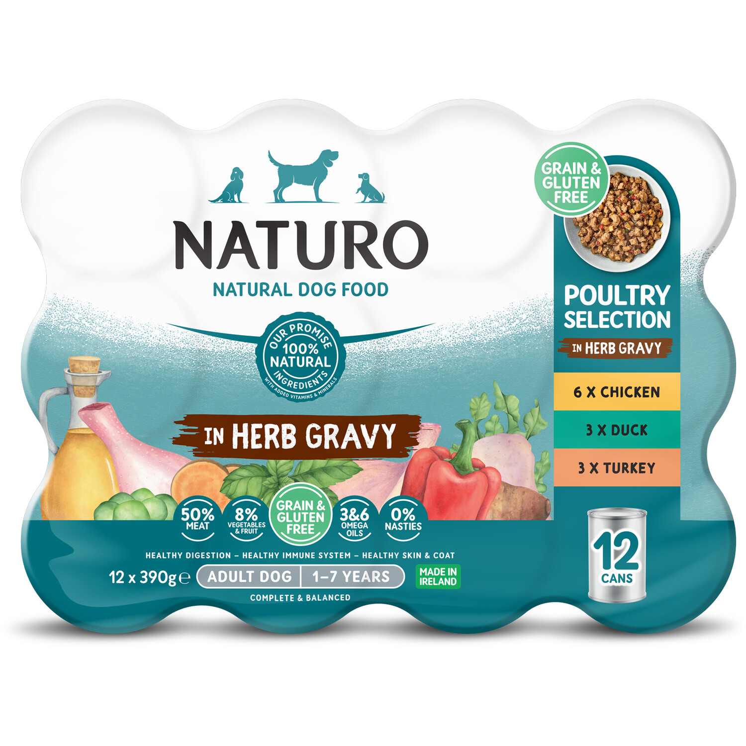 Naturo Grain Free Poultry Selection in Gravy Image