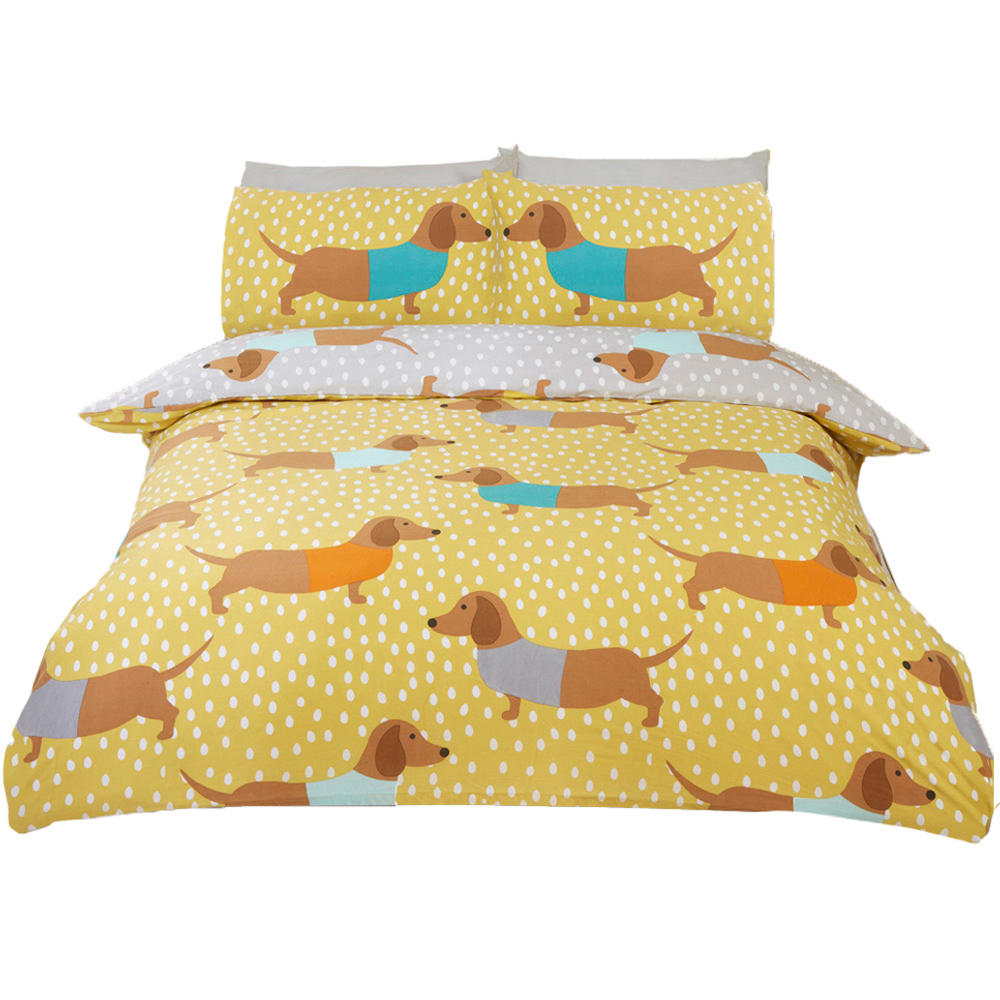 Rapport Home Dolly Dachshund Double Multicolour Duvet Cover Set Image 2