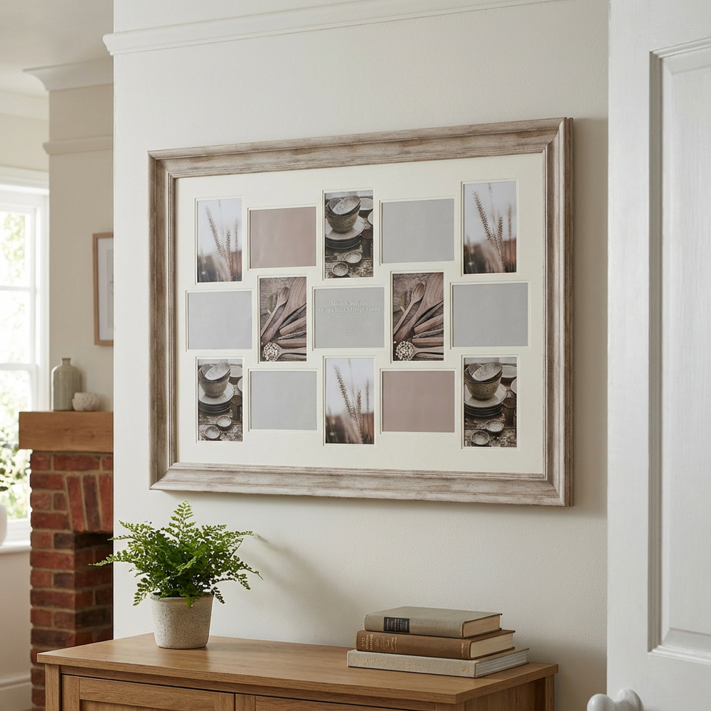Maison Natural Antique Collage Frame Image 2