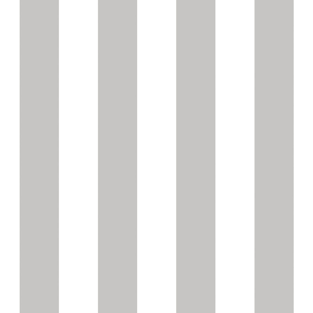 Galerie Deauville 2 Striped Grey and White Wallpaper Image 1