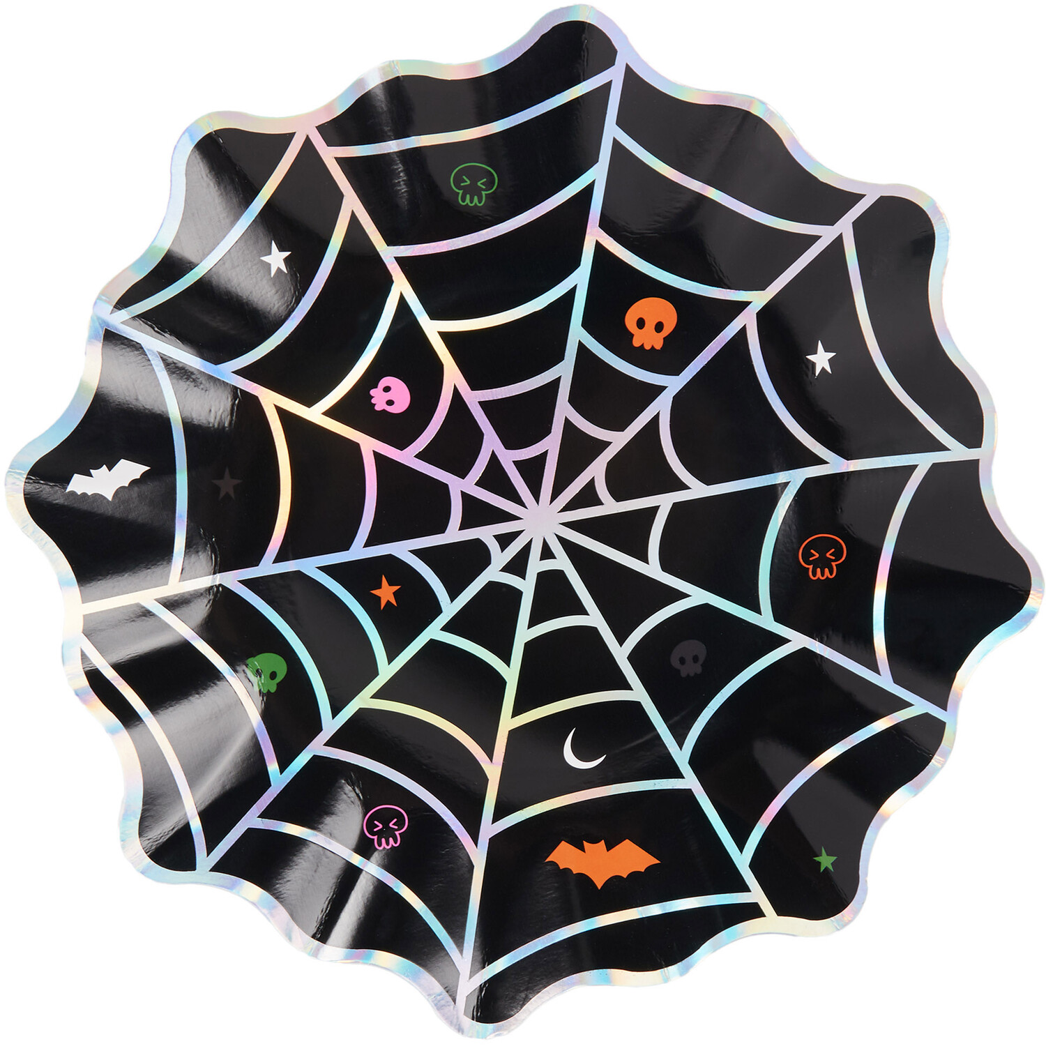 Pack of 8 Haunted Hallows Trick or Treat Web Plates Image 2