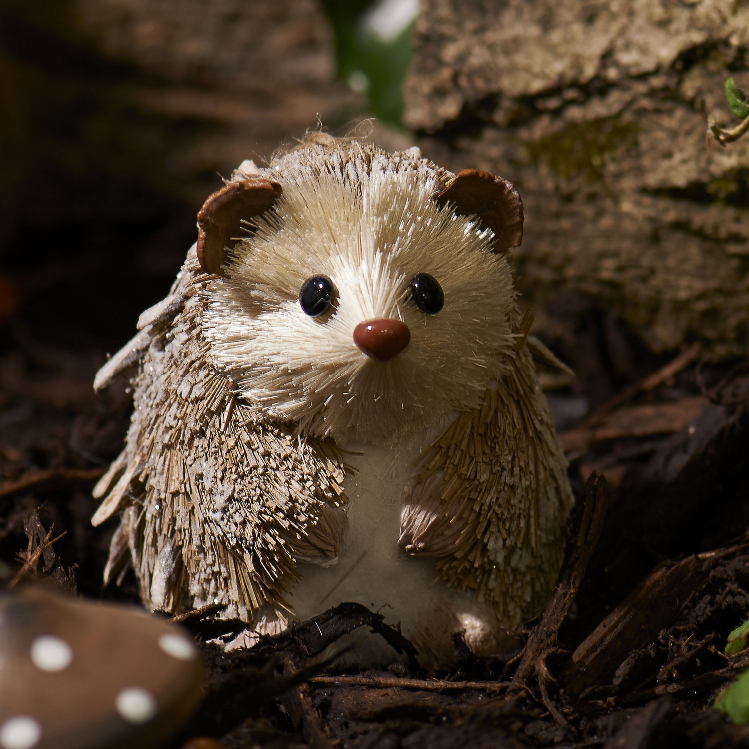 Hanging Hedgehog Decoration - Brown Image