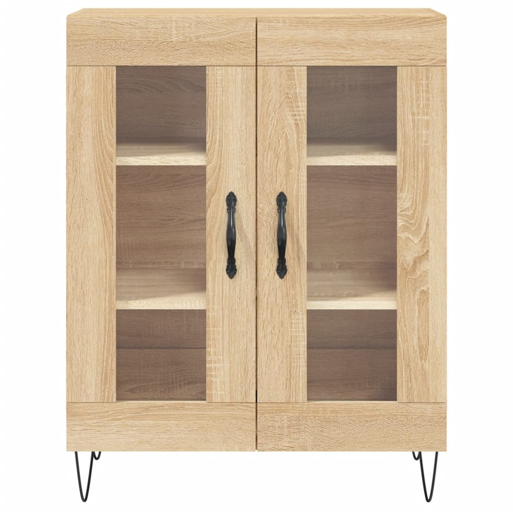 vidaXL 4 Door Sonoma Oak Highboard Image 8