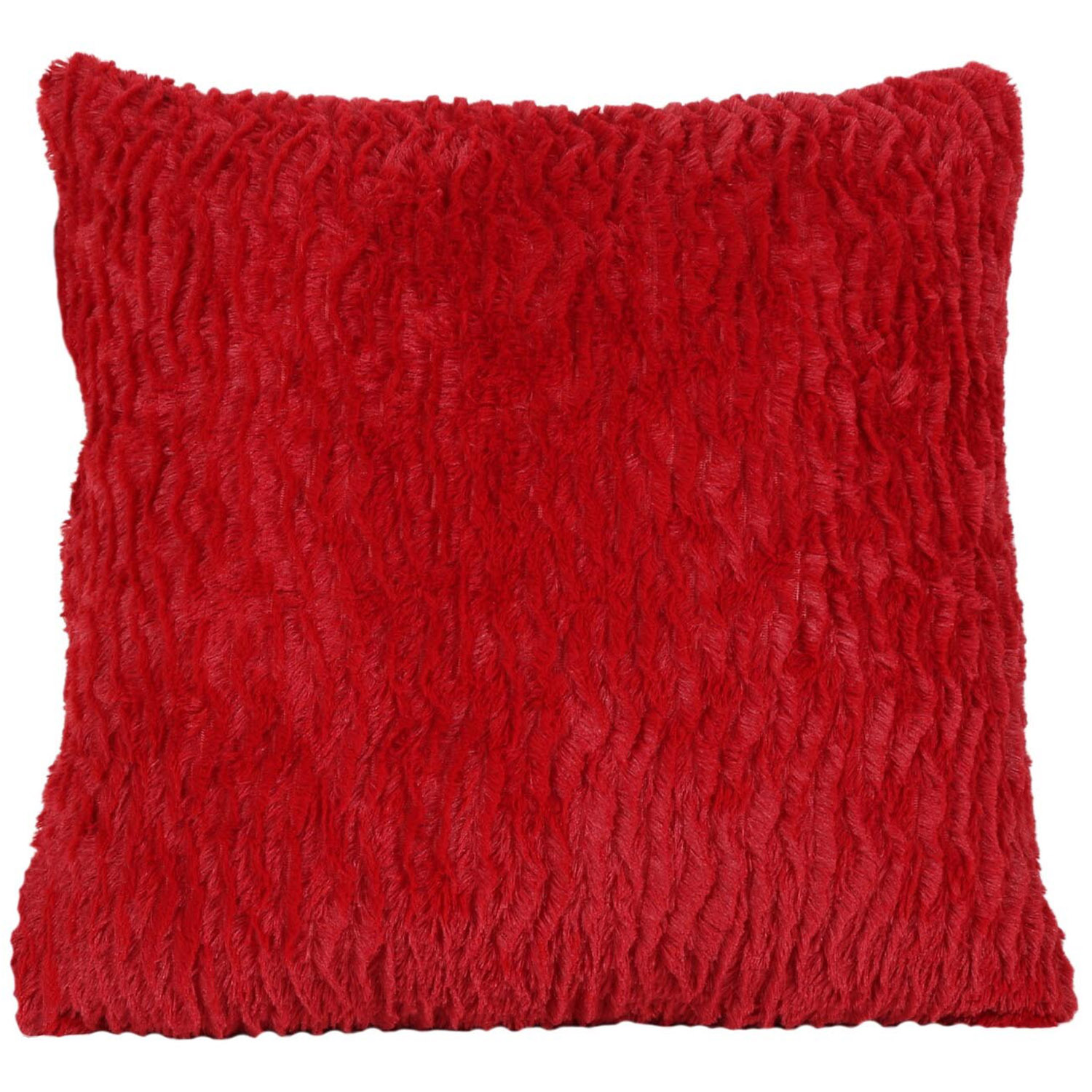 My Home Red Shore Fur Cushion Image