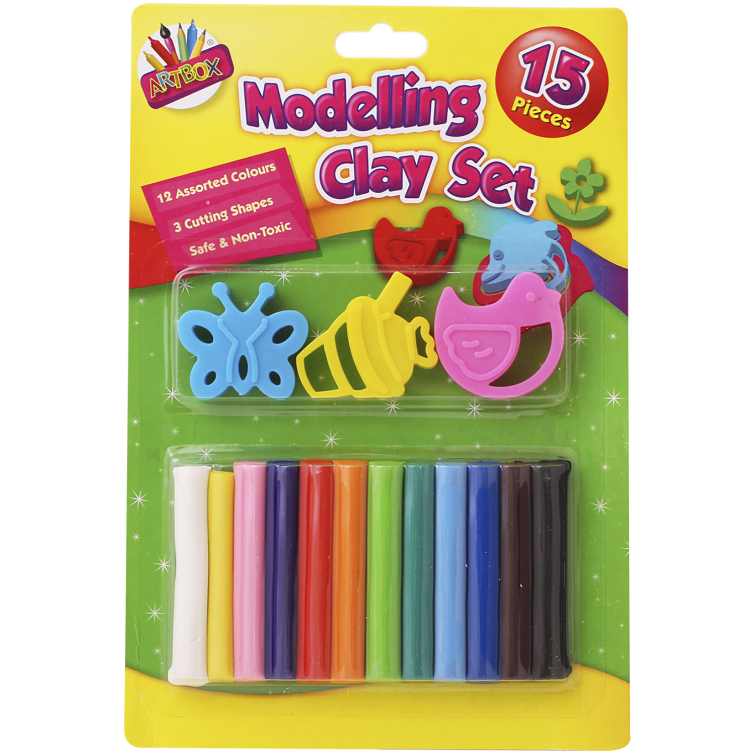 15 Piece Modelling Clay Set Image 3