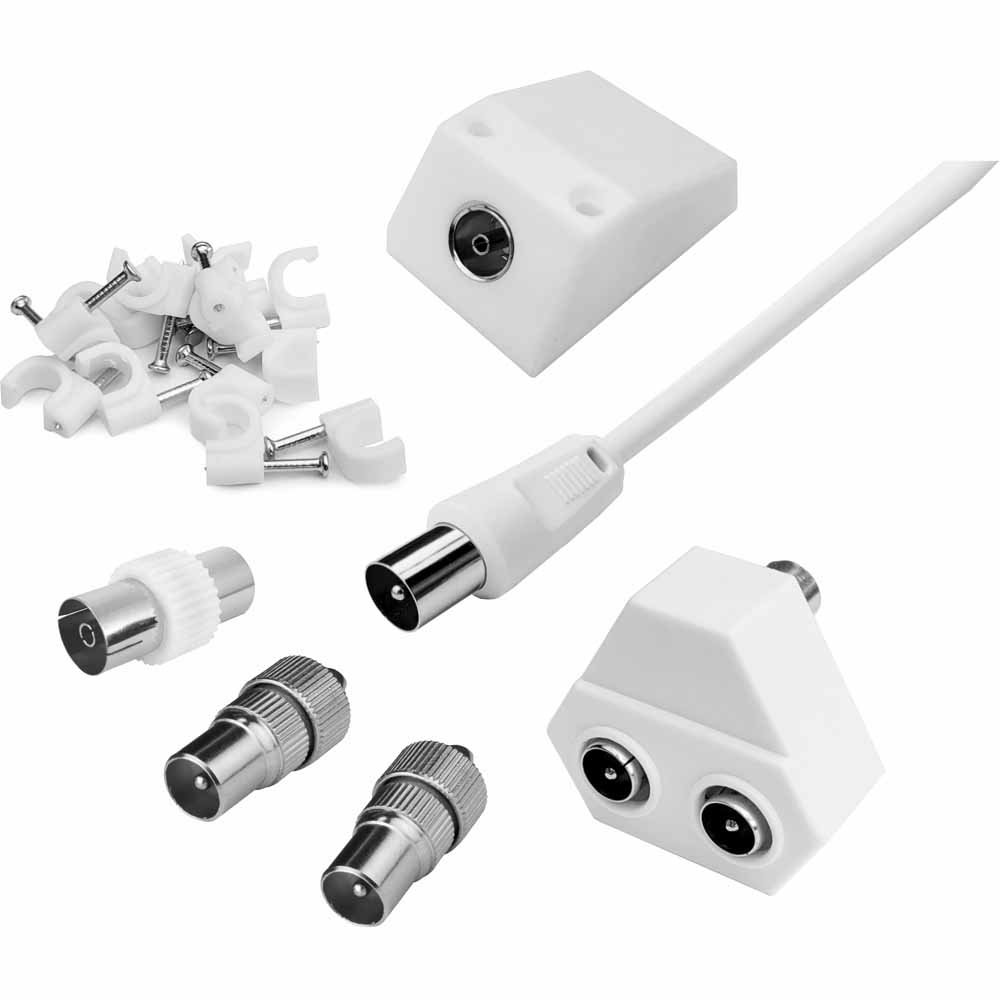 Wilko TV Aerial Extension Kit 15m Wilko