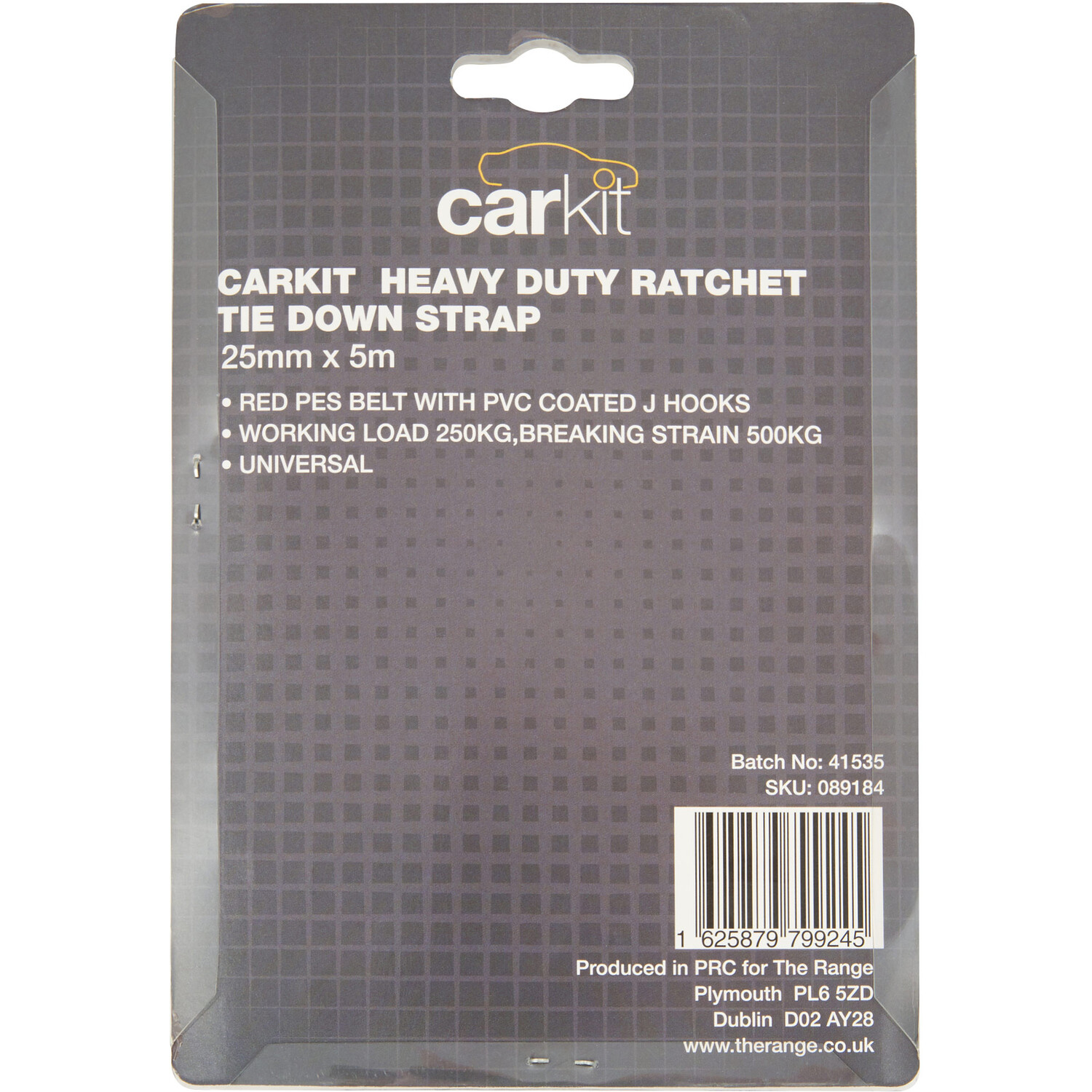 Carkit Heavy Duty Ratchet Tie Down Strap Image 7