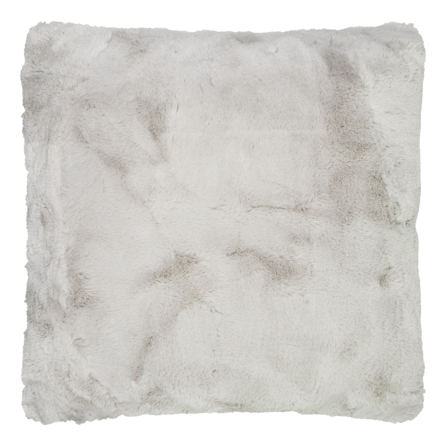 Divante Silver Rabbit Faux Fur Cushion 55cm Image
