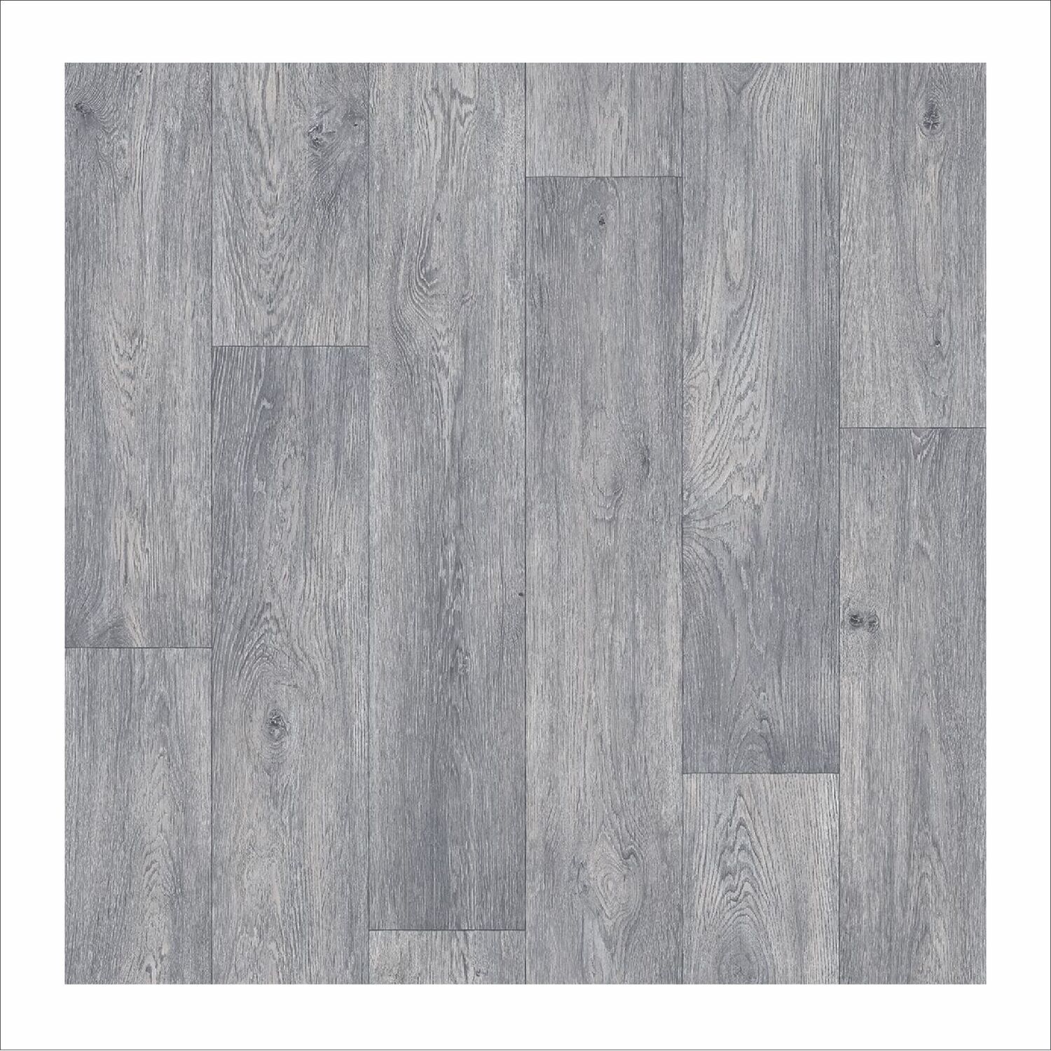 Grey Solent Aged Oak Vinyl Floor Tile Image
