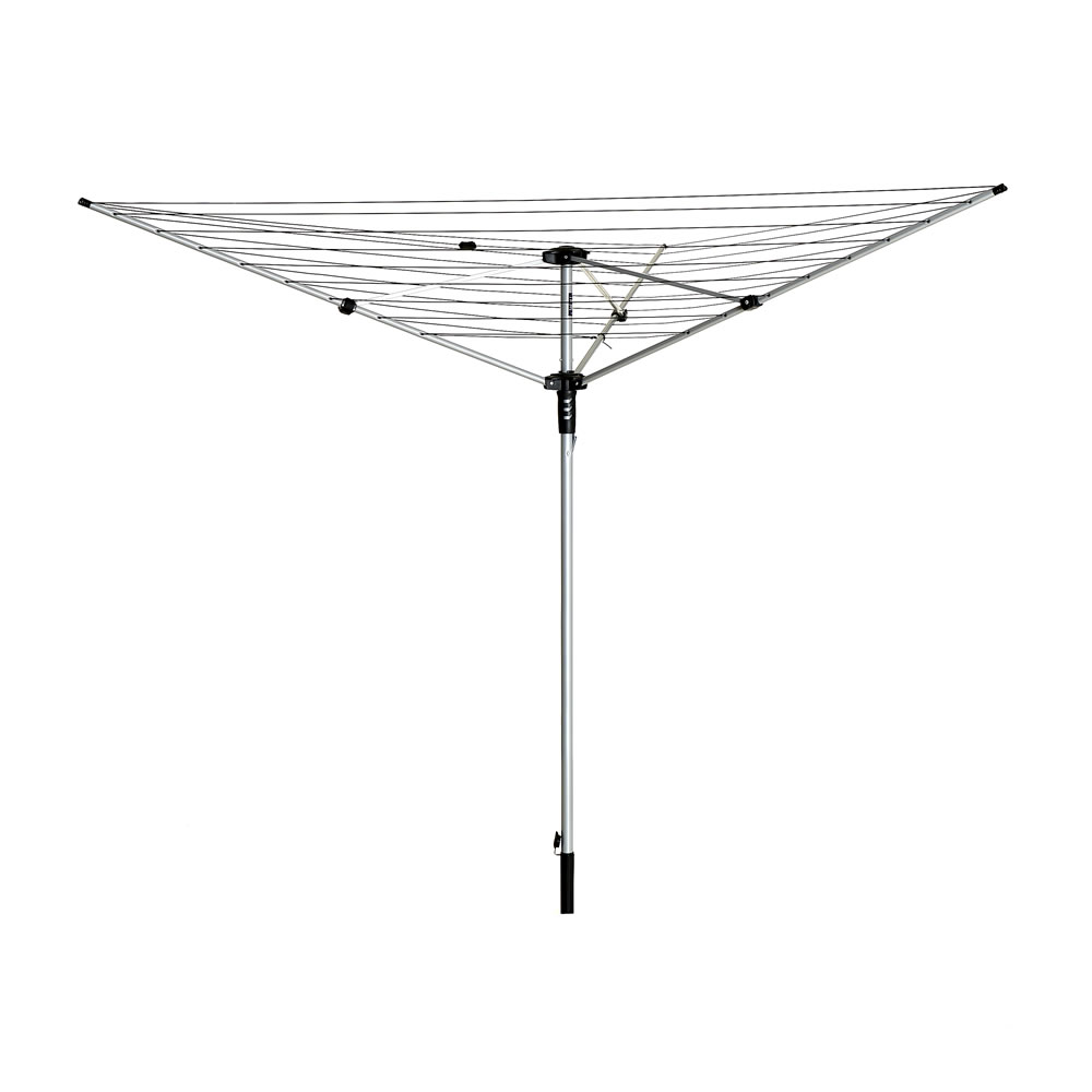 Wilko 3 Arm Rotary Airer 40m Image 1