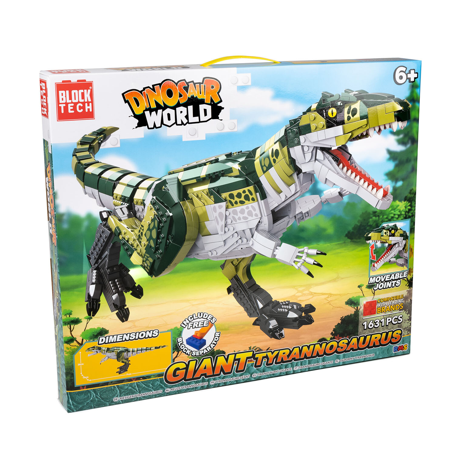 Block Tech Giant Dino T Rex - Green Image