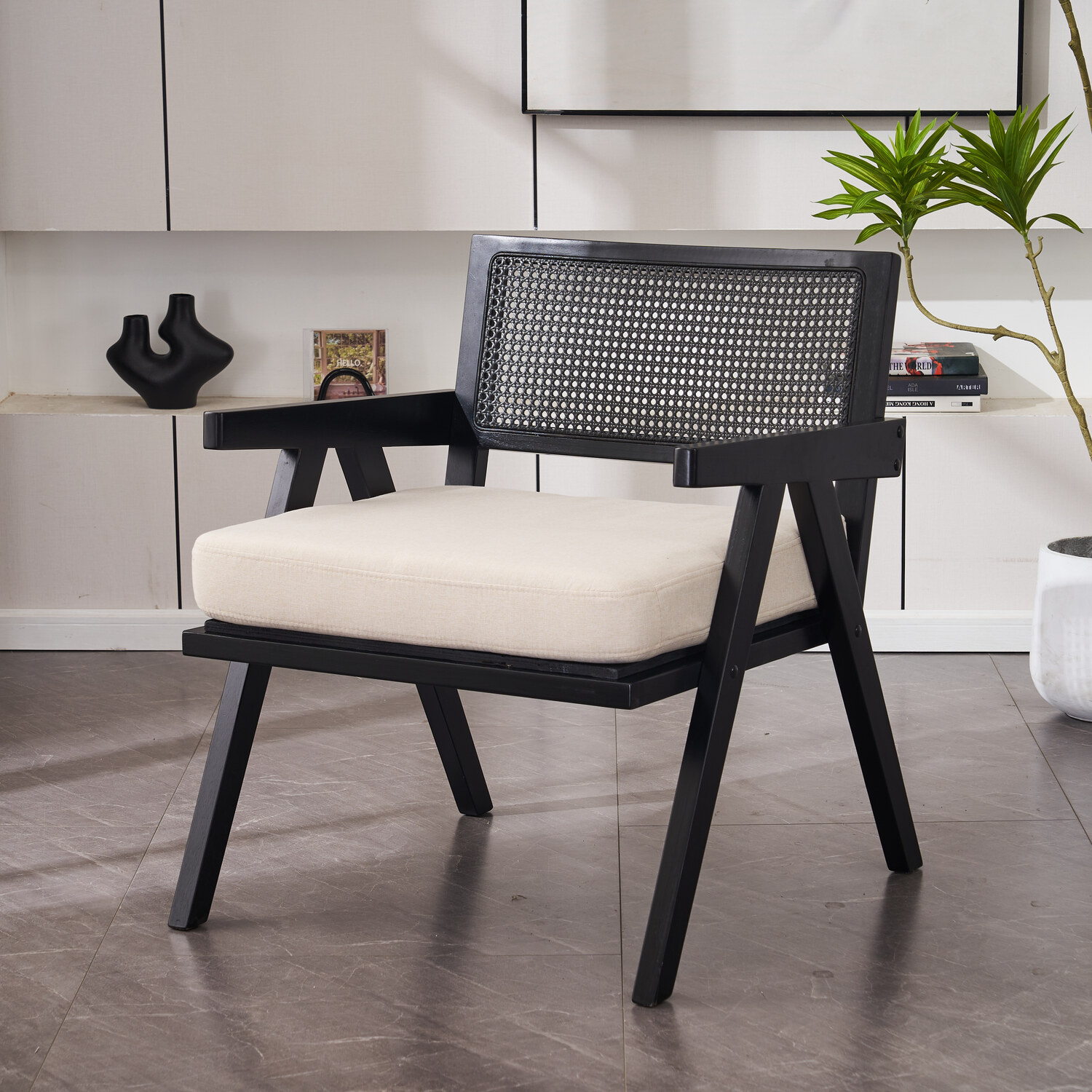 Oslo Black Accent Chair Image 1