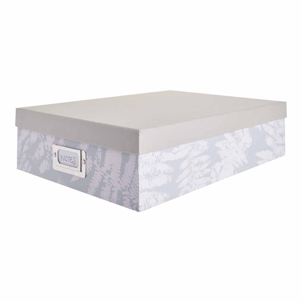 Wilko Tranquil A4 Storage Box with Lid Image 1