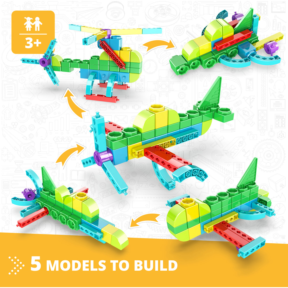 Engino Learning About Aircrafts Building Set Image 8