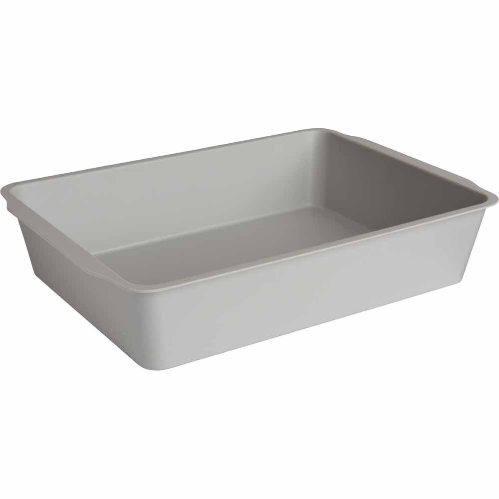 Wilko Bamboo Cat Litter Tray Image