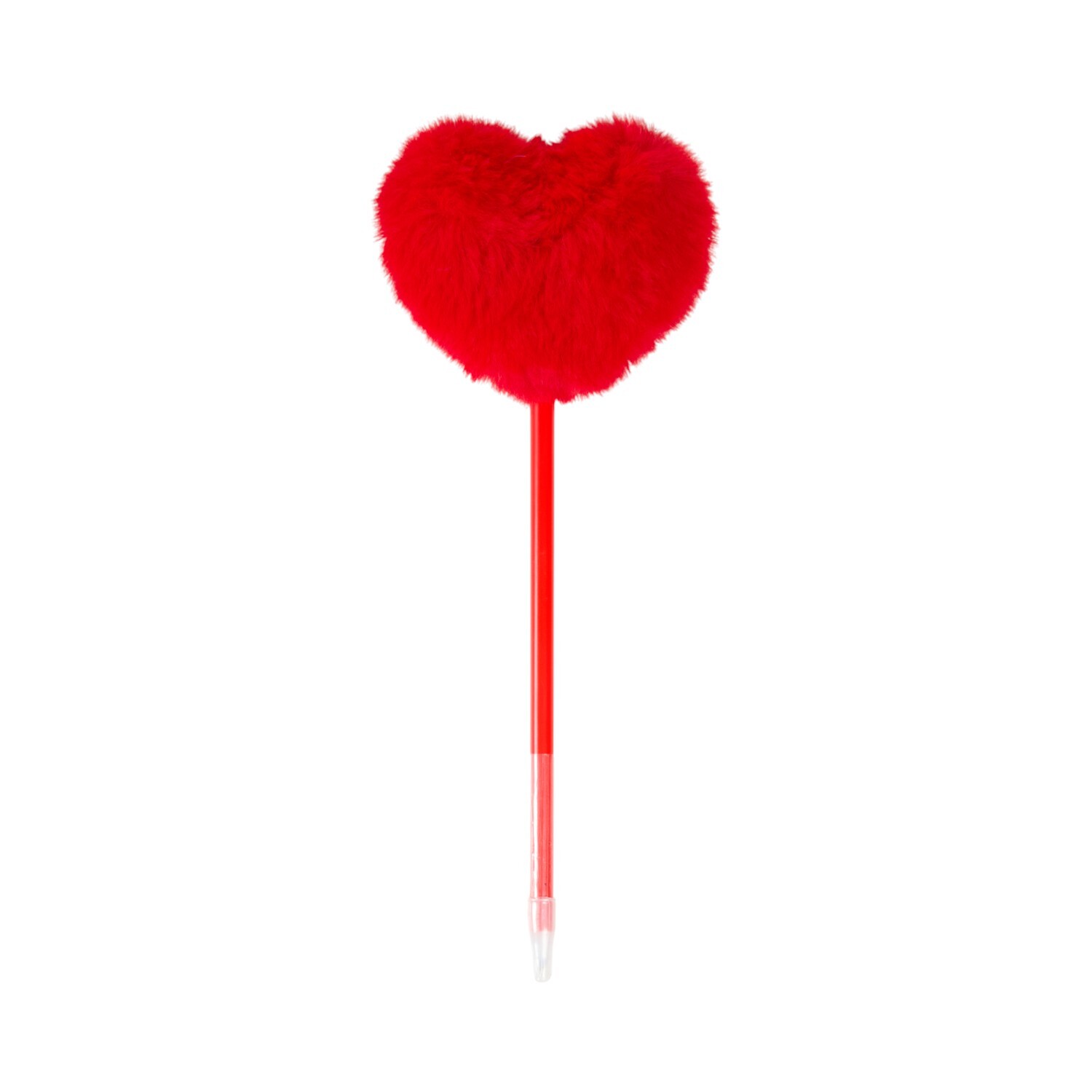 Fluffy Heart Pom Pom Pen Image 2