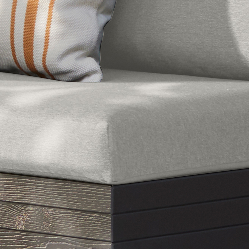 Keter Elements 4 Seater Grey Lounge Set with Cushions Image 3