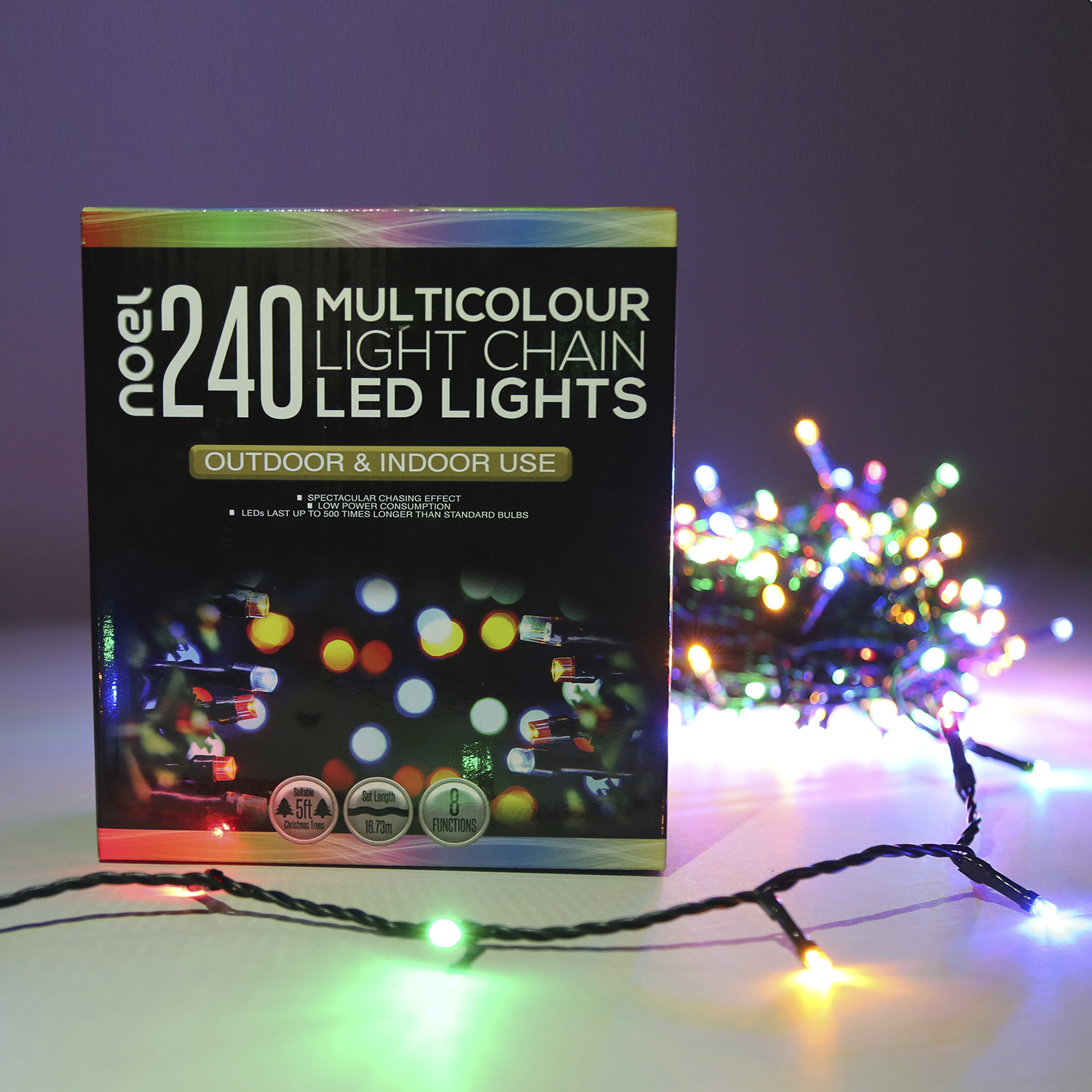 LED Light String - Multi-coloured / 240 Image 2