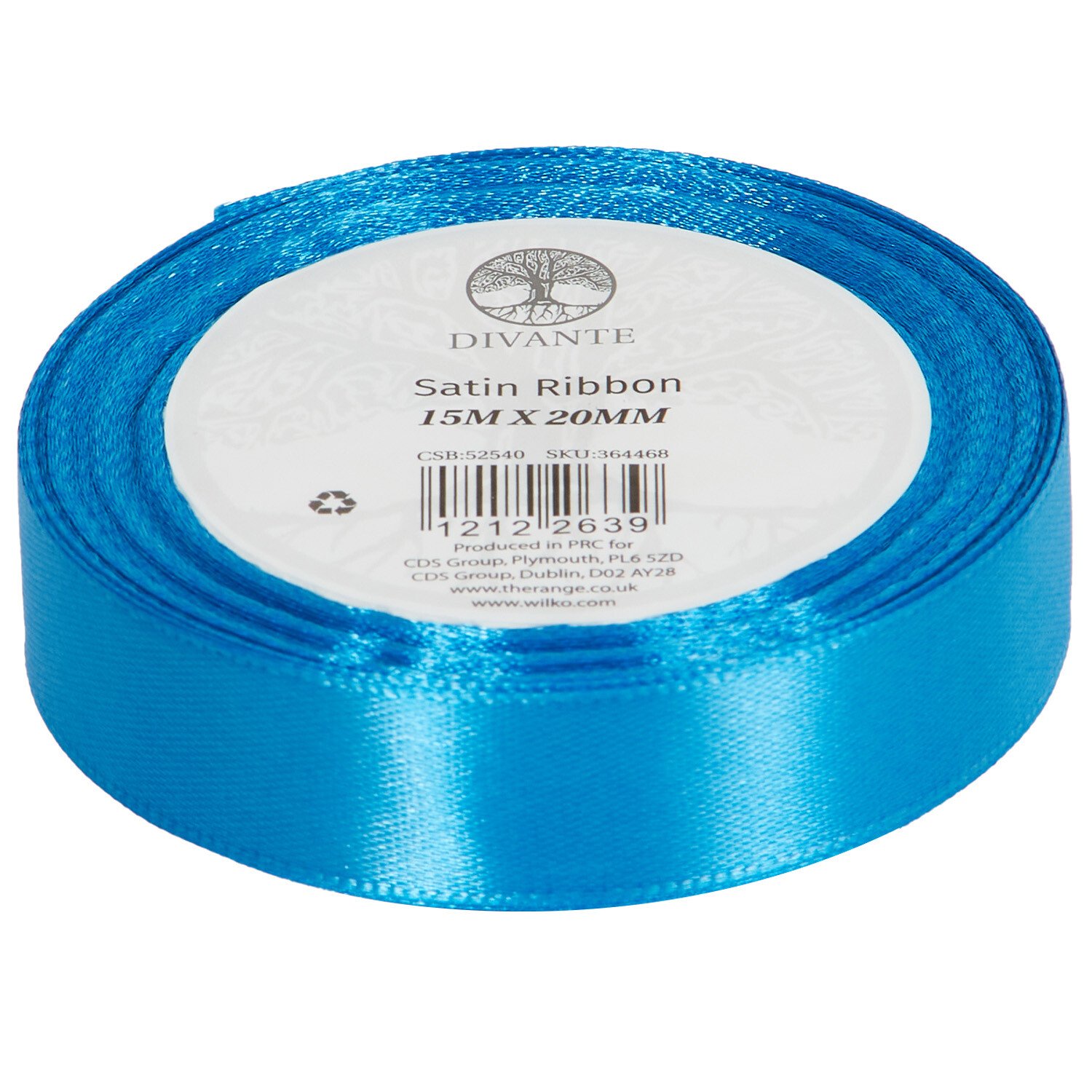 Satin Ribbon 15m - Navy Blue Image 2
