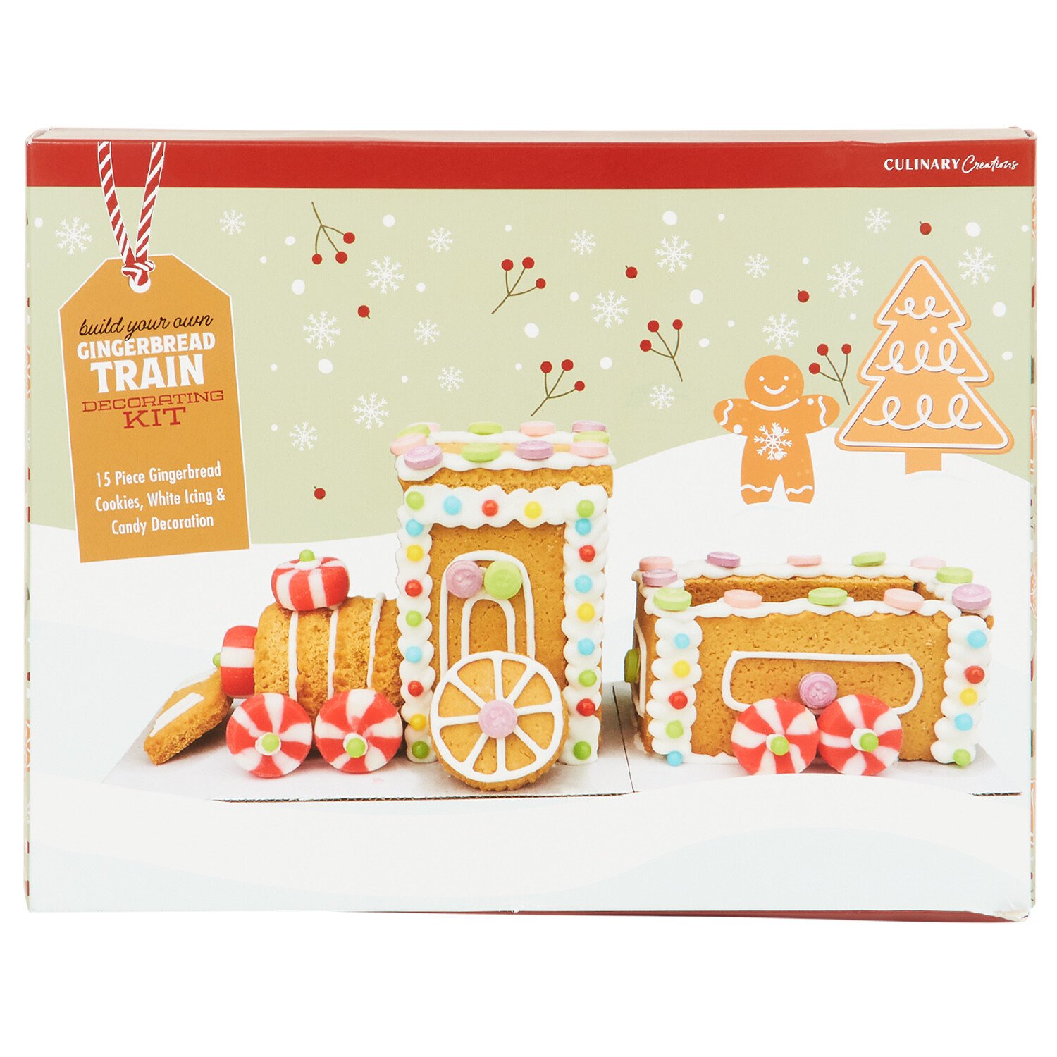 Gingerbread Train Decorating Kit - Multicolour Image 1