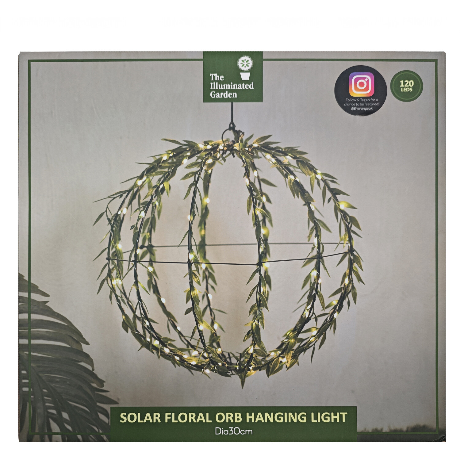 Solar Floral Orb Hanging Light Image 2