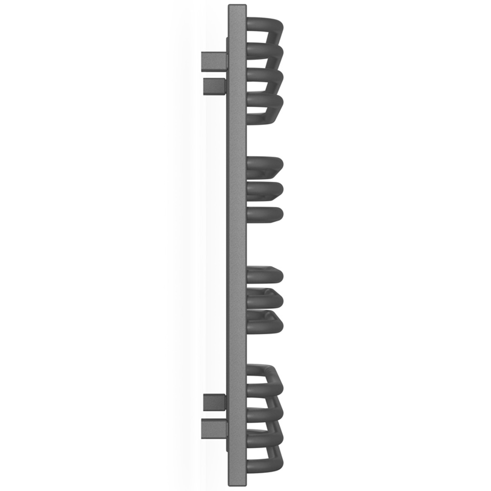 Terma Alex Modern Grey Heated Towel Rail 760 x 500mm Image 4