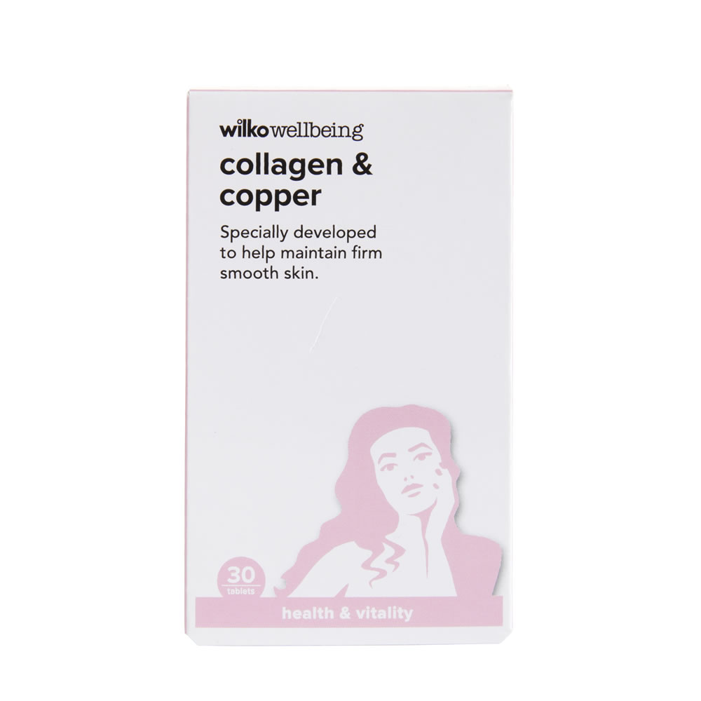 Wilko Collagen & Copper Supplements 30 Pack Image
