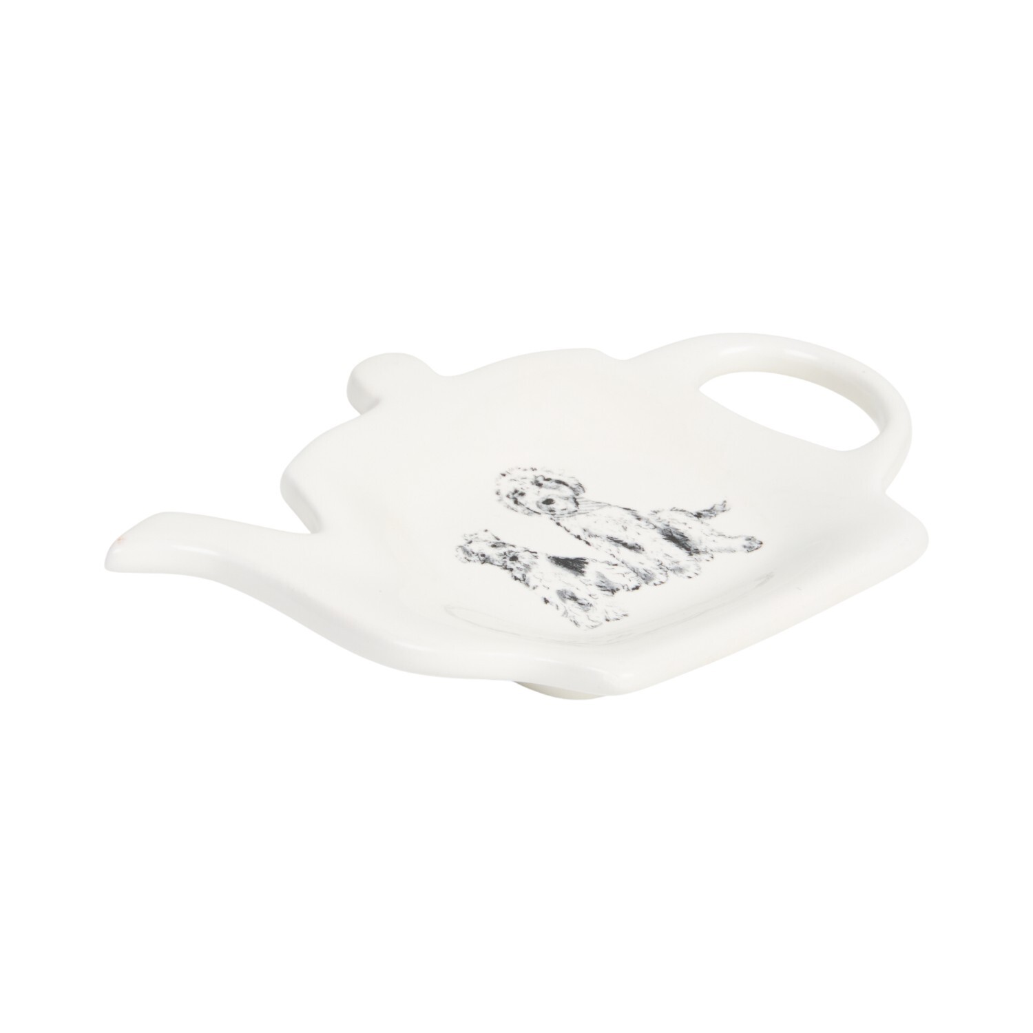 Waggy Tails Teabag Tidy White Image 4