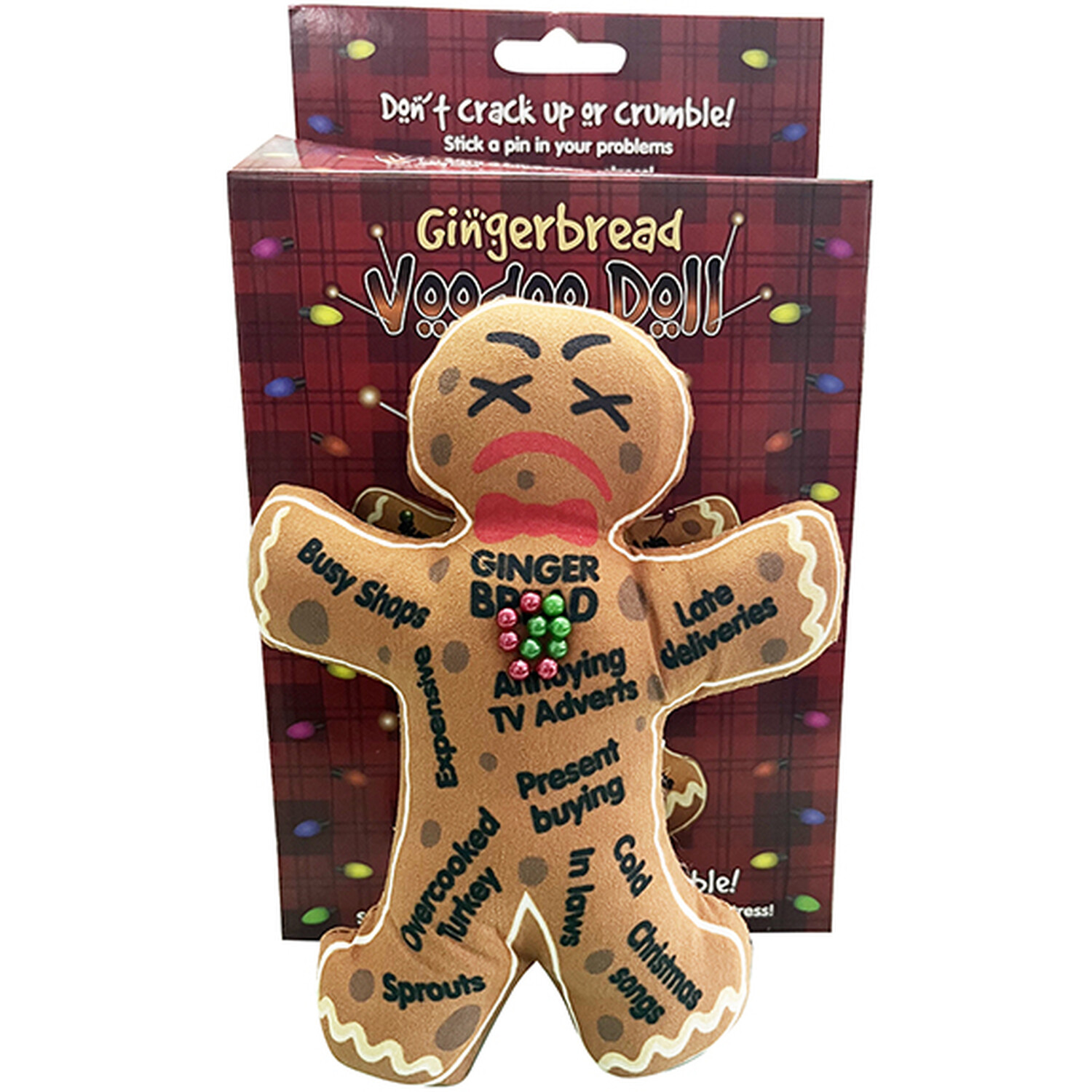 Diabolical Gifts Orange Gingerbread Voodoo Doll Image