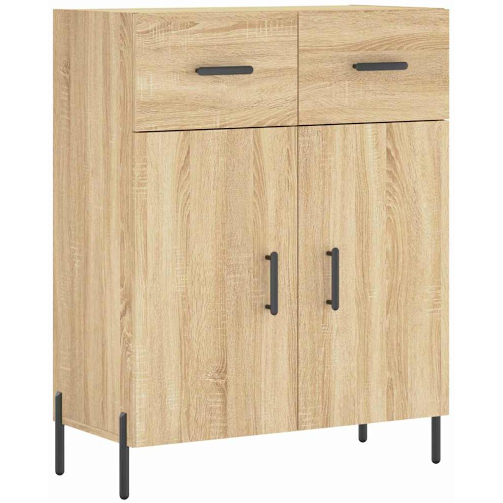 vidaXL 2 Door 2 Drawer 3 Shelf Sonoma Oak Highboard Image 7