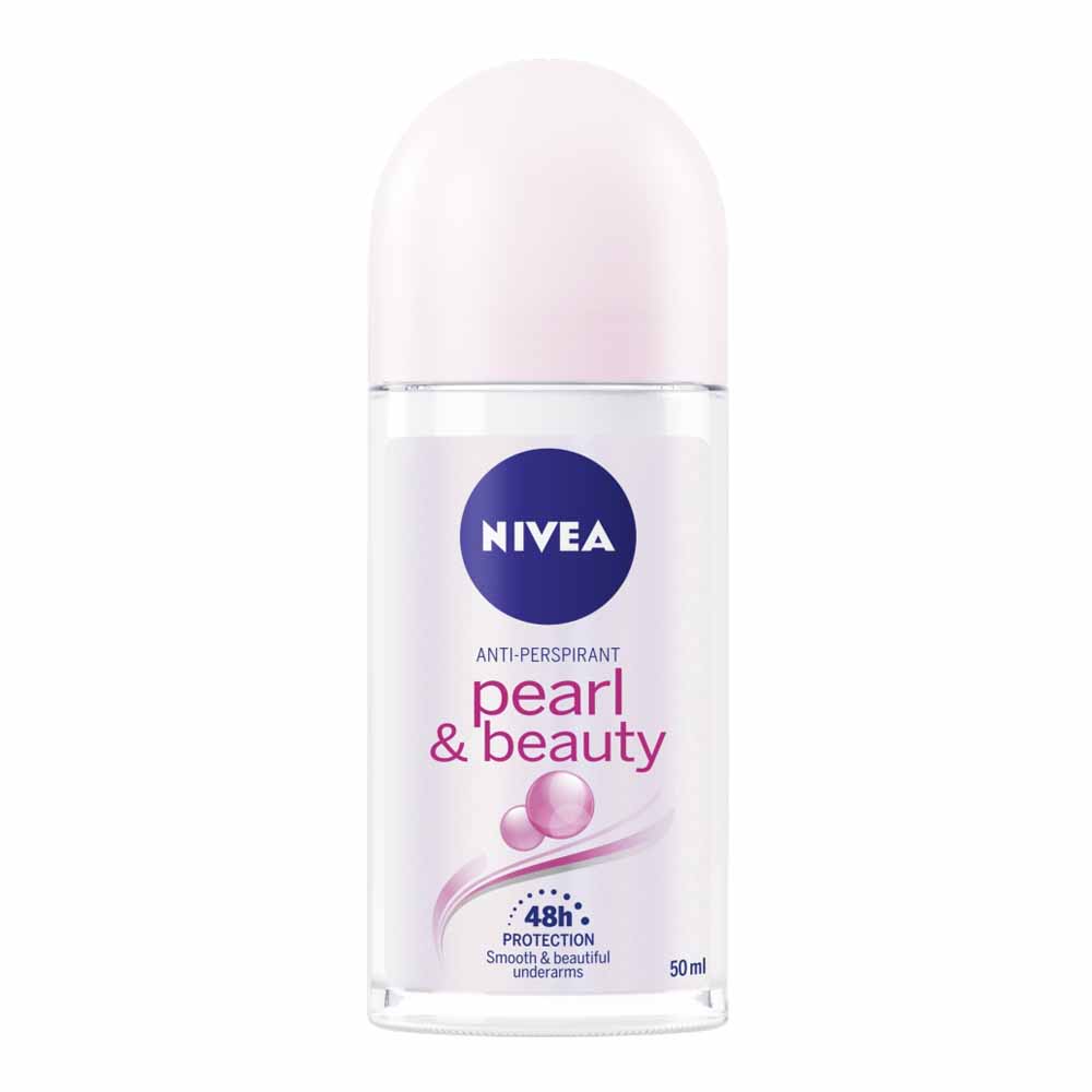 Nivea Pearl and Beauty Anti Perspirant Deodorant Roll On 50ml Image