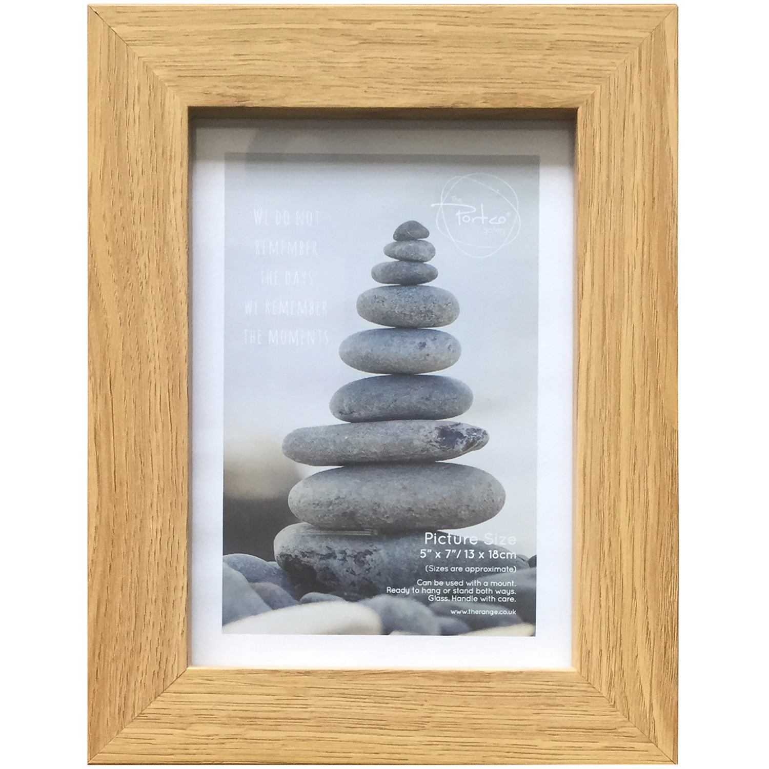 The Port Gallery Wood Effect Somerset Photo Frame 7 x 5 inch Image